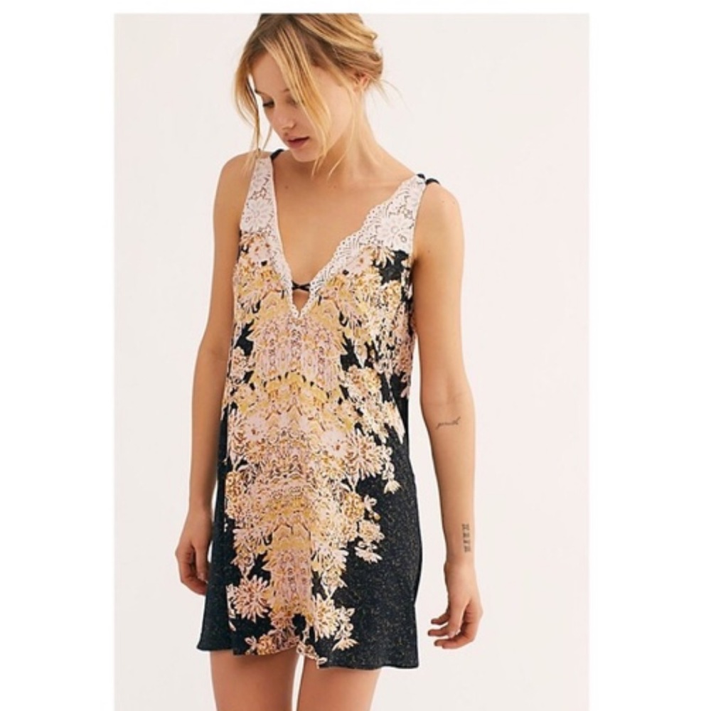 Free People Morning Sun Lace Slip Dress - Picture 8 of 9
